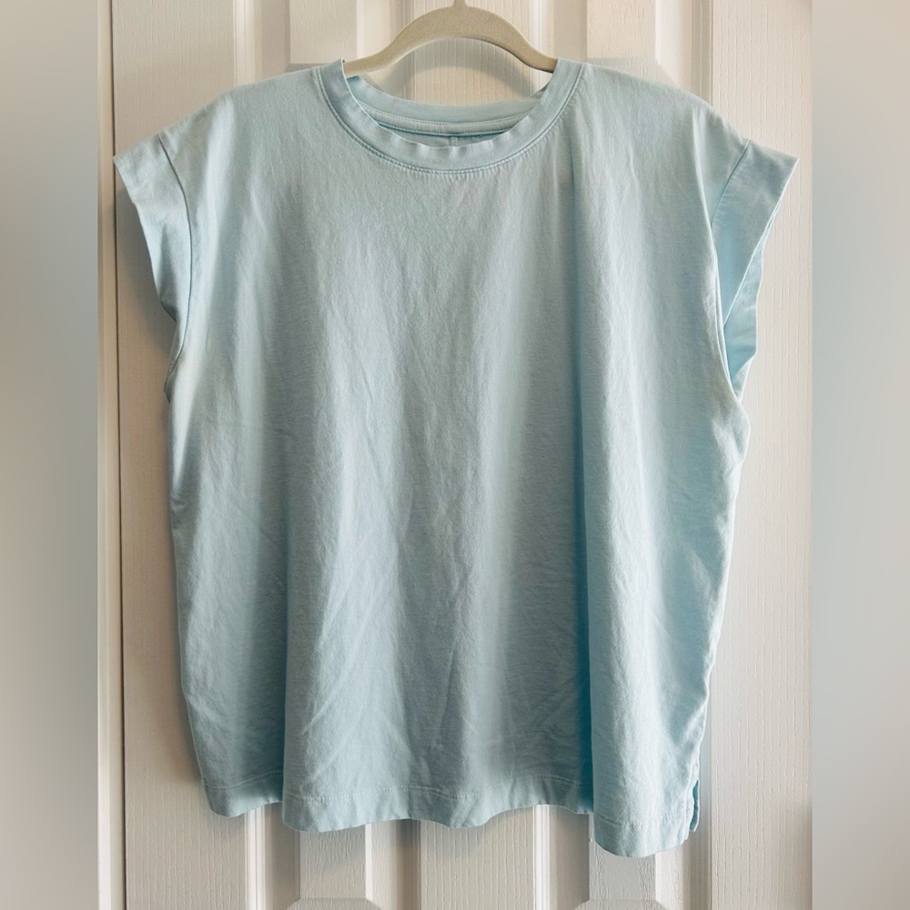 a new day Light Blue Short Sleeve Tee